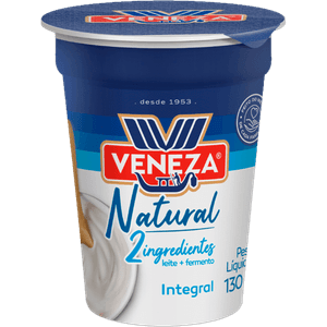 IOGURTE VENEZA NATURAL POTE 130G INTEGRAL